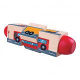 Dřevěné hračky Bigjigs Toys Motorický válec doprava