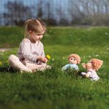 Dřevěné hračky Bigjigs Toys Látková panenka Shannon 25 cm