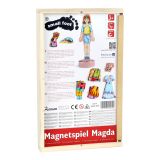 Dřevěné hračky small foot Převlékací magnetická panenka Magda