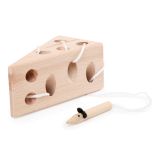 Dřevěné hračky small foot Sýr přírodní s myší