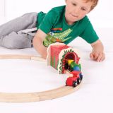 Dřevěné hračky Bigjigs Rail Cihlový železniční tunel