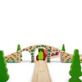 Dřevěné hračky Bigjigs Rail Dřevěná kolej most