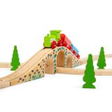 Dřevěné hračky Bigjigs Rail Dřevěná kolej most