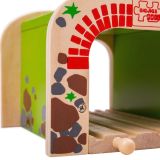 Dřevěné hračky Bigjigs Rail Dvojitý železniční tunel