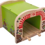 Dřevěné hračky Bigjigs Rail Dvojitý železniční tunel