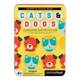 Dřevěné hračky Petit Collage Magnetická hra Kočky a psi