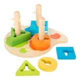 Dřevěné hračky small foot Dřevěná hra barvy a tvary