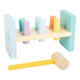 Dřevěné hračky small foot Zatloukačka v pastelových barvách