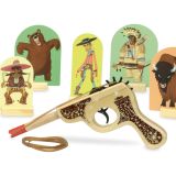 Dřevěné hračky Vilac Dřevěná western pistole s terči