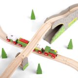 Dřevěné hračky Bigjigs Rail Dinosauří most