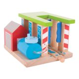 Dřevěné hračky Bigjigs Rail Vlaková myčka