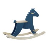 Dřevěné hračky Vilac Dřevěný houpací kůň modrý