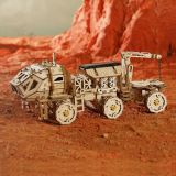 Dřevěné hračky RoboTime 3D skládačka na solární pohon Marsovské vozidlo