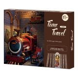 Dřevěné hračky RoboTime miniatura domečku Kouzelné nádraží