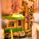 Dřevěné hračky RoboTime miniatura domečku Sakurová ulička