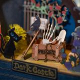 Dřevěné hračky RoboTime miniaturní divadélko Strašidelný hrad