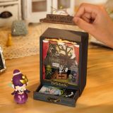 Dřevěné hračky RoboTime miniaturní divadélko Strašidelný hrad