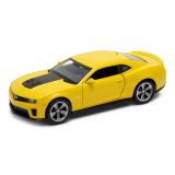 Dřevěné hračky Welly Chevrolet Camaro ZL1 1:34 žlutý