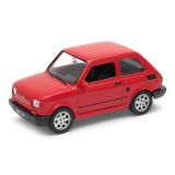 Dřevěné hračky Welly Fiat 126 „Maluch“ 1:34 červený