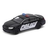 Dřevěné hračky Welly Ford Interceptor 1:34 policejní černý