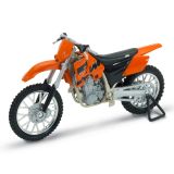 Dřevěné hračky Welly Motocykl KTM 450SX Racing 1:18 oranžový