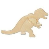 Woodcraft Dřevěné 3D puzzle mini skládačka Tyranosaurus