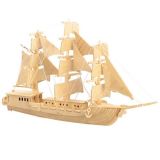 Woodcraft Dřevěné 3D puzzle loď plachetnice P049