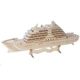Woodcraft Dřevěné 3D puzzle luxusní jachta