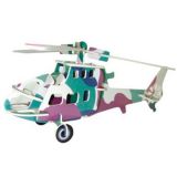 Woodcraft Dřevěné 3D puzzle vrtulník