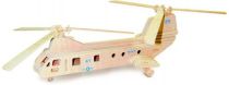 Woodcraft Dřevěné 3D puzzle transportní vrtulník