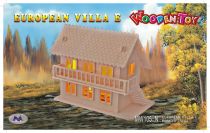 Dřevěné hračky Woodcraft Dřevěné 3D puzzle vila Woodcraft construction kit