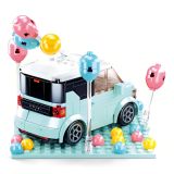 Dřevěné hračky Sluban Girls Dream Mini Handcraft M38-B1087 Qmini zelené autíčko