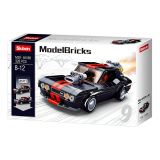 Dřevěné hračky Sluban Model Bricks M38-B1085 Pouliční závodní auto 2v1