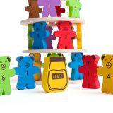 Dřevěné hračky Bigjigs Toys Hra padající medvídci