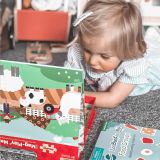 Dřevěné hračky Bigjigs Toys Magnetické oblékací puzzle Farma