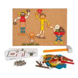 Dřevěné hračky small foot Zatloukací hra Rodina