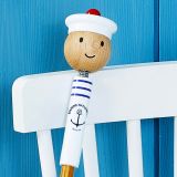 Dřevěné hračky Vilac Deštník námořník na pružině