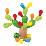 Dřevěné hračky Bino Dřevěná balanční hra Kaktus