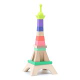 Dřevěné hračky Vilac Dřevěná nasazovací Eiffelova věž
