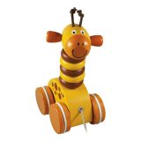 Dřevěné hračky Detoa Žirafa Mary tahací hračka