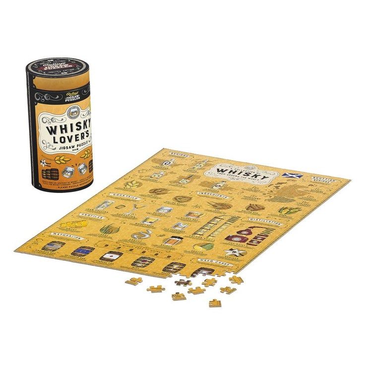 Dřevěné hračky Ridley's Games Puzzle pro milovníky whisky 500 dílků