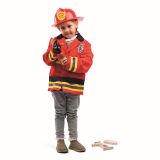 Dřevěné hračky Bigjigs Toys Kostým hasič