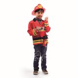 Dřevěné hračky Bigjigs Toys Kostým hasič