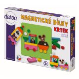 Dřevěné hračky Detoa Magnetické dílky Krtek MINI