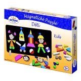 Dřevěné hračky Detoa Magnetické puzzle Děti