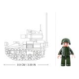 Dřevěné hračky Sluban Model Bricks M38-B0750 Malý tank Wiesel AWC 2v1