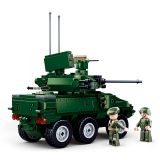 Dřevěné hračky Sluban Model Bricks M38-B0753 Obrněné bojové vozidlo 6x6 EBRC Jaguar