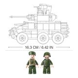 Dřevěné hračky Sluban Model Bricks M38-B0753 Obrněné bojové vozidlo 6x6 EBRC Jaguar