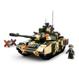 Dřevěné hračky Sluban Model Bricks M38-B0756 Velký bitevní tank T-90