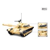 Dřevěné hračky Sluban Model Bricks M38-B1011 Bitevní tank T-72B3 2v1